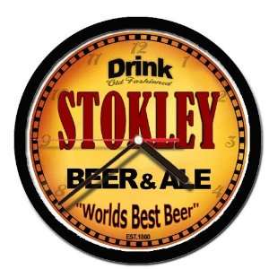  STOKLEY beer and ale cerveza wall clock: Everything Else