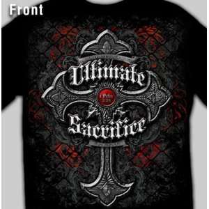  Ultimate Sacrifice   Christian T Shirt: Sports & Outdoors