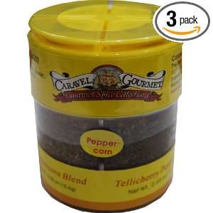 Caravel Gourmet Mutichamber, Peppercorn, 4 Ounce (Pack of 3)  