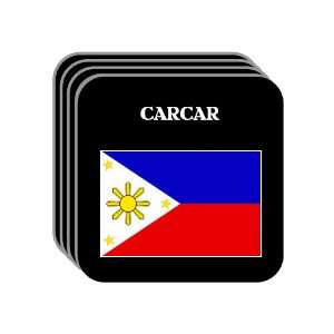  Philippines   CARCAR Set of 4 Mini Mousepad Coasters 