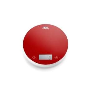  Molly, Digital Kitchen Scale, Red, 11 lbs.: Home & Kitchen