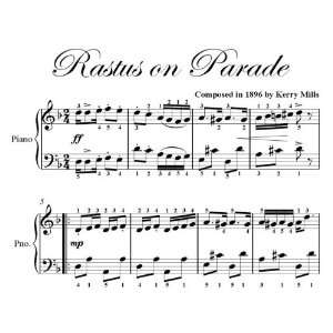 Rastus on Parade Kerry Mills Big Note Piano Sheet Music: Kerry Mills 