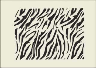 Stencil Animal Print Zebra Tiger Giraffe Cow Honeycomb  