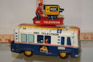 1950S NBC TELIVISION TV BUS WITH ONBOARD CAMERA MAN JAPAN YONAZAWA 