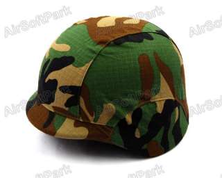 Woodland Camo M88 PASGT Kelver Swat Helmet Cover 2  