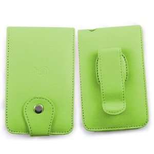  Kroo Green Leather Melrose Case for Creative ZEN VisionM 