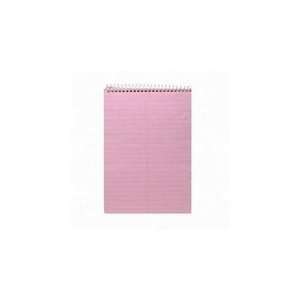  Steno Notebook, Gregg Ruled, 60 Sheets, 6x9, Pink./12EA 