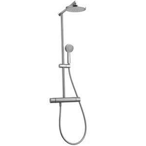   Faucets 1/2 Thermo Stainless Steel Shower Column With Dual Function