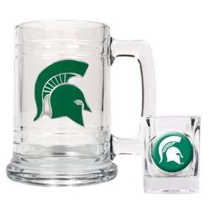  Michigan State University Beer Mug & Shot Glass Set 
