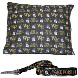  Wake Forest Demon Deacons Pillow Bed & Dog Lead Pet 