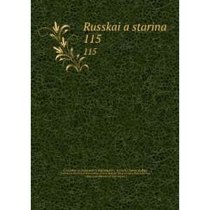  RusskaiÍ¡a starina. 115 (in Russian language) Frederick 