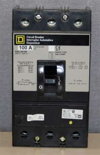 Square D KAL36100 100 Amp 600 Volts Circuit Breaker  