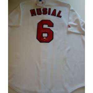  Stan Musial 331 BA SIGNED Cardinals Jersey STM Sports 