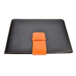  Orange Edge Leather Pouch Case Cover Bag for iPad 3(The 