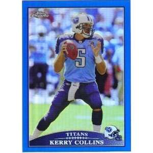   2009 Topps Chrome Blue Refractors #TC61 Kerry Collins: Everything Else