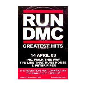  RUN DMC Greatest Hits Music Poster: Home & Kitchen