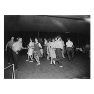  Square Dance Team Dancing at the Mountain Music Festival 