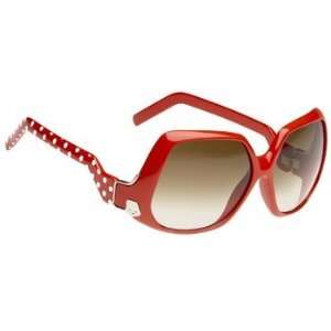  Spy Optics Corniche Red w/White Dots Sunglasses Sports 