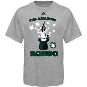  adidas Boston Celtics #9 Rajon Rondo Ash Amazing Rondo T 