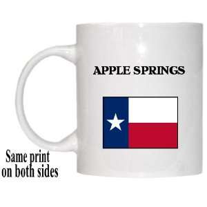    US State Flag   APPLE SPRINGS, Texas (TX) Mug 
