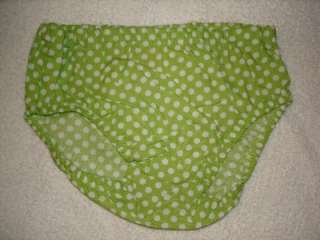 Light Green and White Polka Dots with a Ladybug in the center
