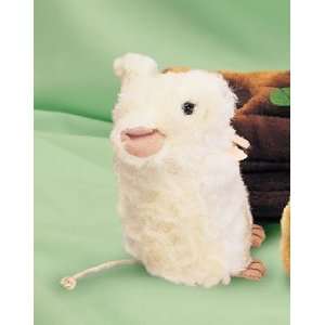  Forest Mouse Small White Fuzzy Town Plush: Toys & Games