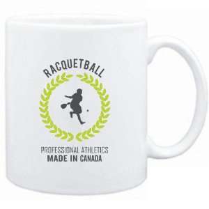    Mug White  Racquetball MADE IN CANADA  Sports