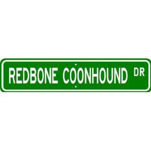  Redbone Coonhound STREET SIGN ~ High Quality Aluminum 