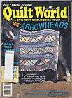   Magazine September 1988 Arrowheads Quilt ~ Knights & Crosses Part 1