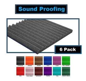   Acoustic Wedge Band Room Recording Studio SoundProofing Foam Panel