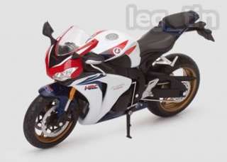12 Honda CBR1000RR Diecast Motorcycle White Color  
