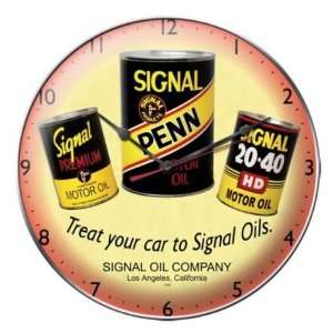  Signal Can Oil Gas Gasoline Garage Vintage Metal Sign 