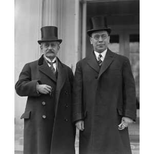 1924 photo E. Koerner & Dr. F. Cheal[?] Kovsfu[?], 2/28/24  