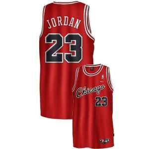 Nike Chicago Bulls #23 Michael Jordan Red Rookie Swingman Jersey 