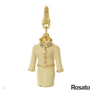 Rosato 18K Two tone Gold Ladies Pendant. Length 39.0 mm. Total Item 