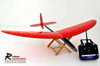 2Ch Radio RC EP 1.2M E 385 DLG II Thermo Glider Plane  