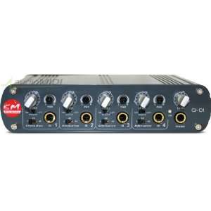  SM Pro Audio Q DI 4 Channel DI Box and Line Mixer Musical 