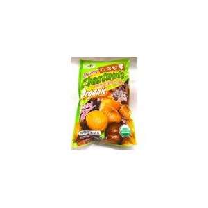 Peeled Organic Rosted Chestnuts 10oz (5 Small Bags) (Pack of 1 