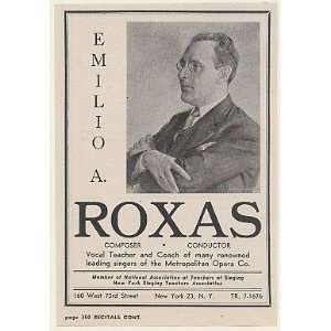  1948 Composer Conductor Emilio Roxas Photo Booking Print 