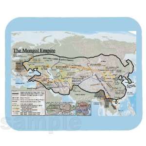  Mongol Empire Map Mouse Pad 