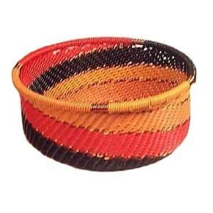  Zulu Telephone Wire Small Round Straight Side Basket Style 
