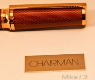 ST DUPONT CHAIRMAN AMBER LARGE PEN (MODE L411286) NEW IN CHAIRMAN 