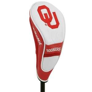  Oklahoma Sooners White Hybrid Golf Club Headcover Sports 