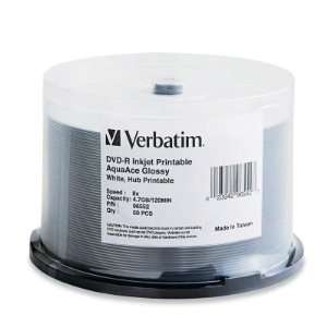  Verbatim Inkjet Printable DVD R Discs VER96552 