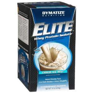 Dymatize Nutrition Elite Whey Protein Powder, Chocolate Mint, Pack of 