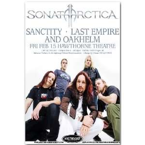  Sonata Arctica Poster   Concert Flyer   Takatalvi Tour 