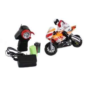  122 Scale Full Function Motor Tracer RC Motorcycle with 