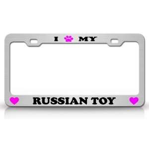  I PAW MY RUSSIAN TOY Dog Pet Animal High Quality STEEL 