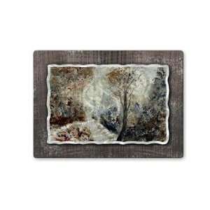  All My Walls POL00357 Somber Woods Metal Wall Art: Home 