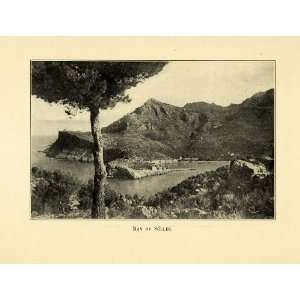  1927 Print Bay Soller Landscape Mallorca Majorca Spain 
